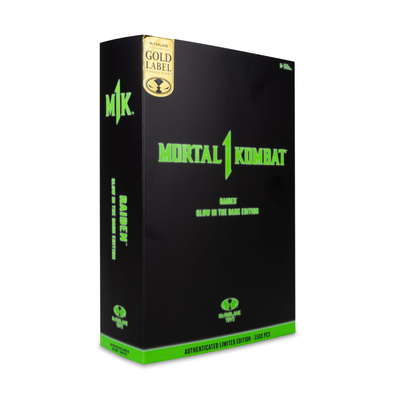 Product image Mortal Kombat Action Figure Glow in the Dark Edition Raiden (Gold Label) 18 cm