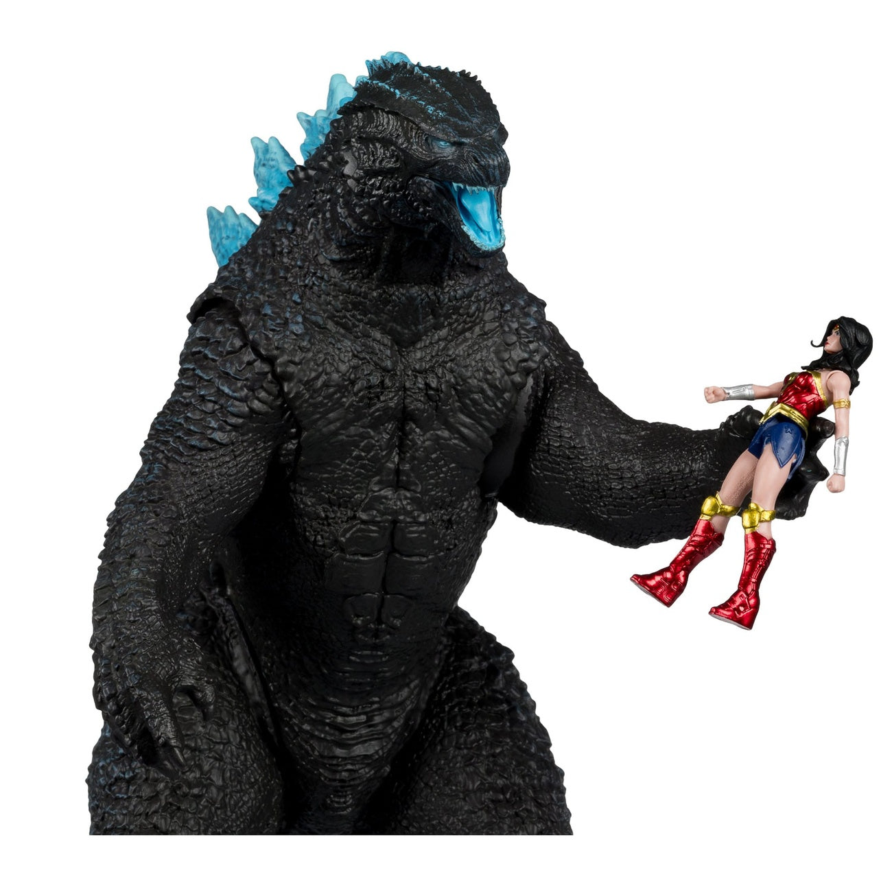 Product image DC Justice League Monsterverse DC Multiverse Action Figures 2-Pack Wonder Woman vs. Atomic Blast Godzilla 18 cm