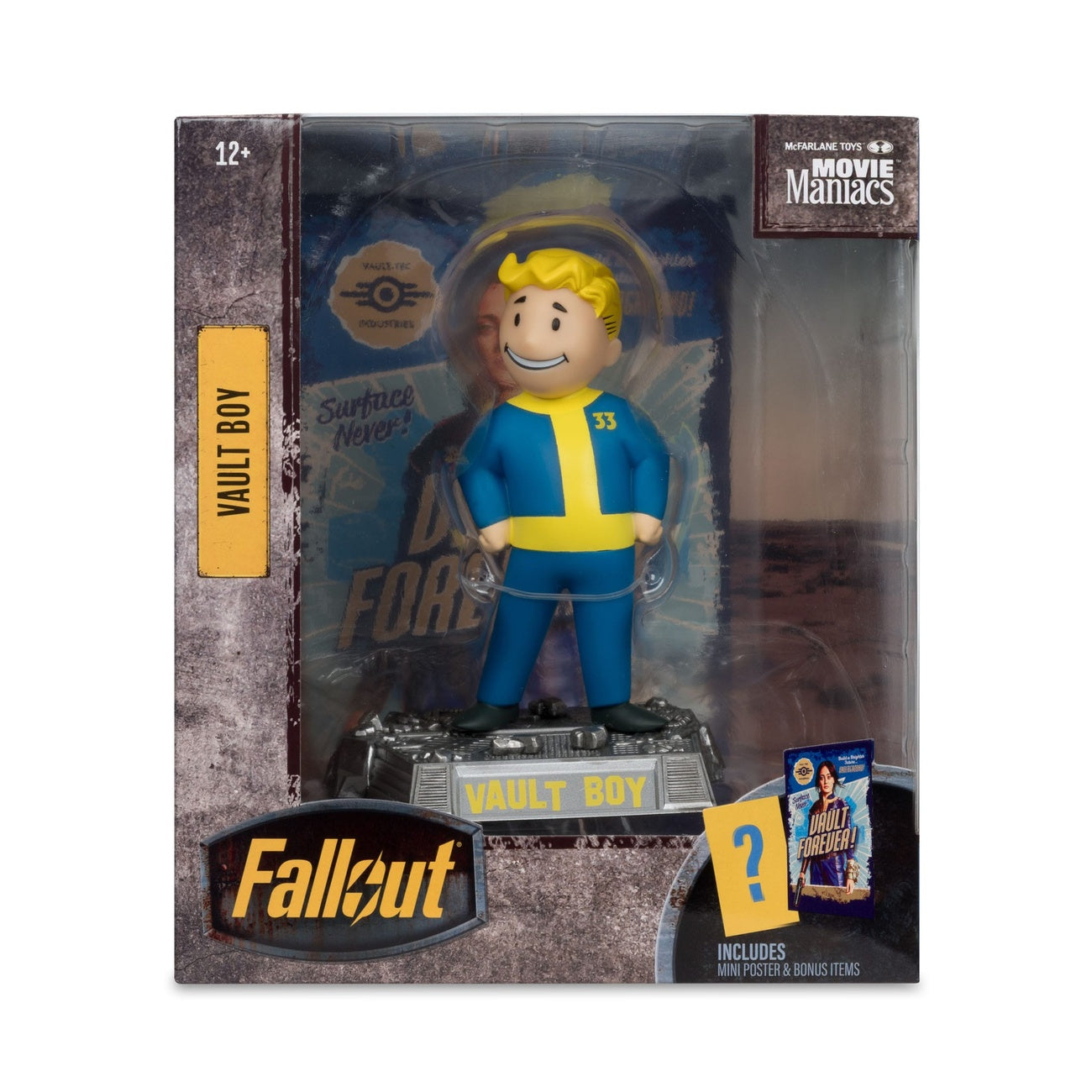 Product image Fallout Movie Maniacs Action Figure Vault Boy Version 2 14 cm