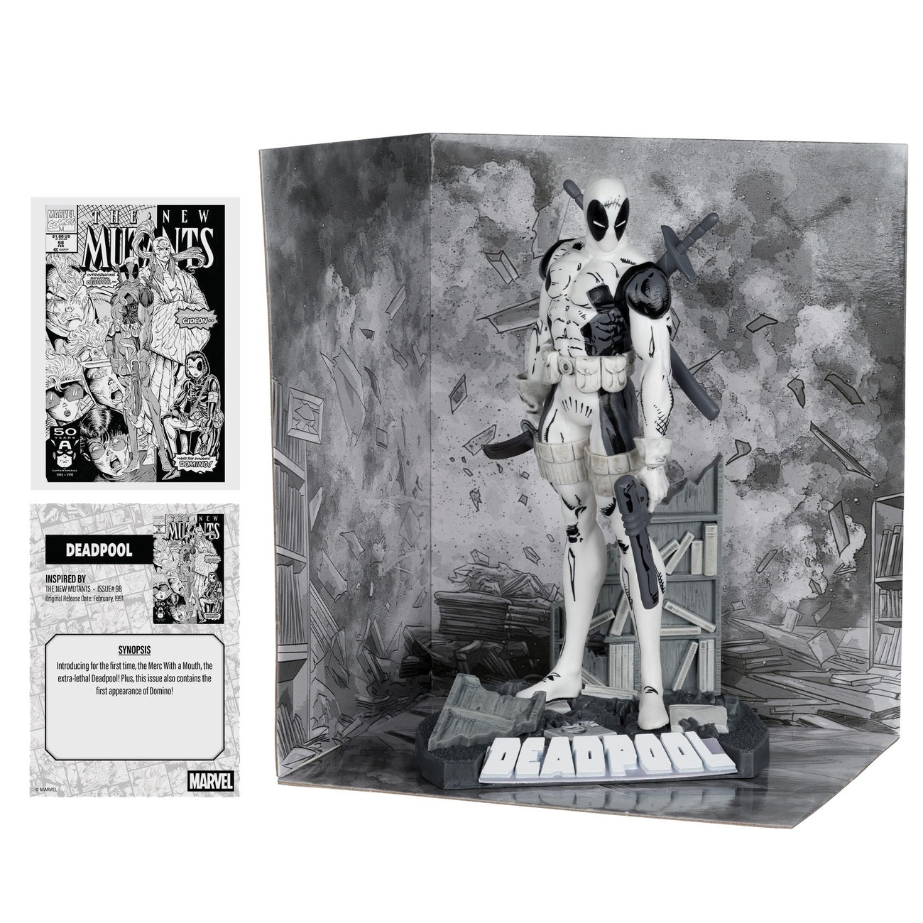 Product image Marvel Collection PVC Statue 1/10 Deadpool (The New Mutants #98) (Line Art) (Gold Label) 17 cm