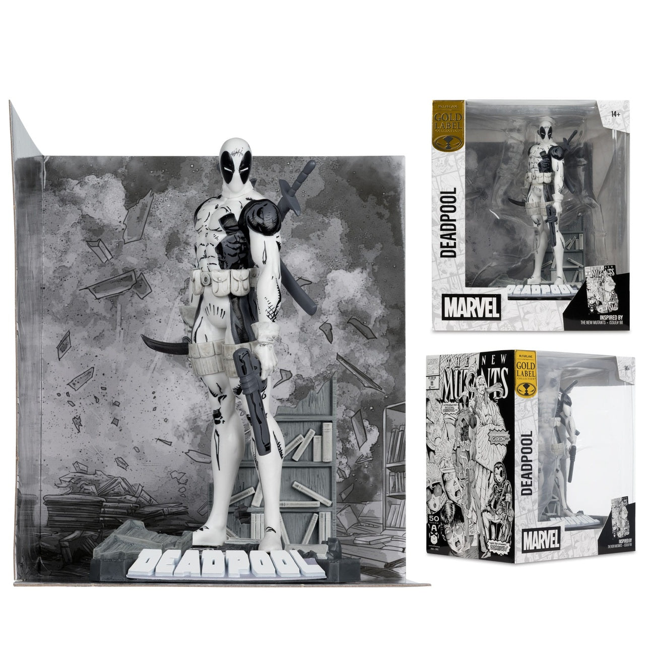 Product image Marvel Collection PVC Statue 1/10 Deadpool (The New Mutants #98) (Line Art) (Gold Label) 17 cm