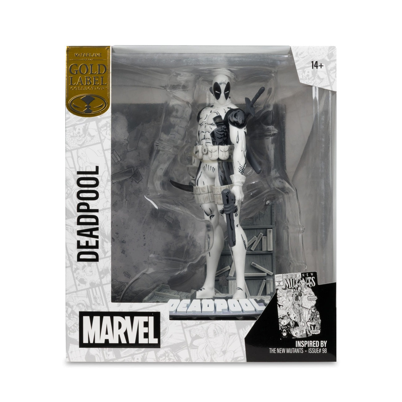 Product image Marvel Collection PVC Statue 1/10 Deadpool (The New Mutants #98) (Line Art) (Gold Label) 17 cm