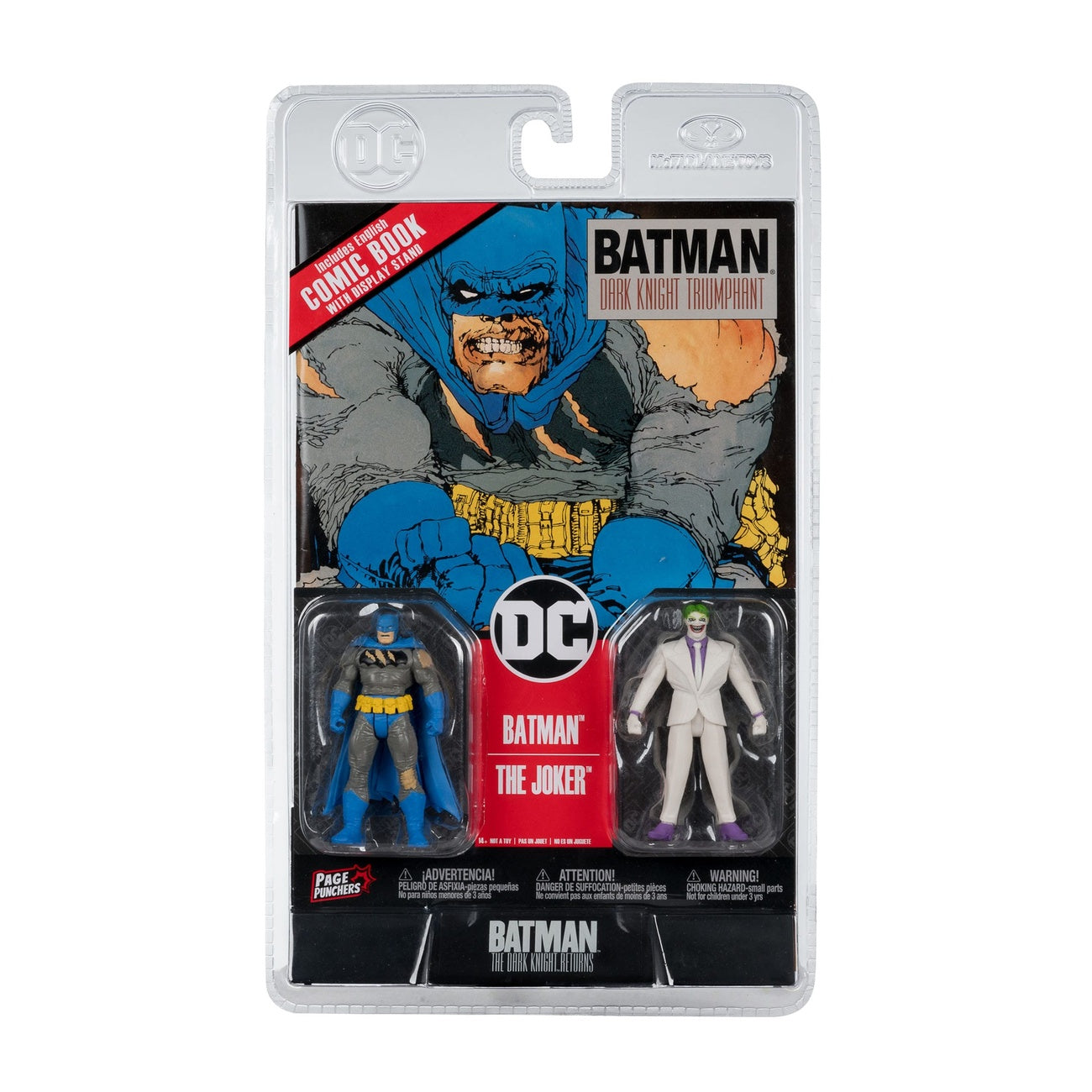 Product image DC Direct Page Punchers Action Figure 2-Pack Batman & The Joker (Batman: The Dark Knight Returns) 8 cm
