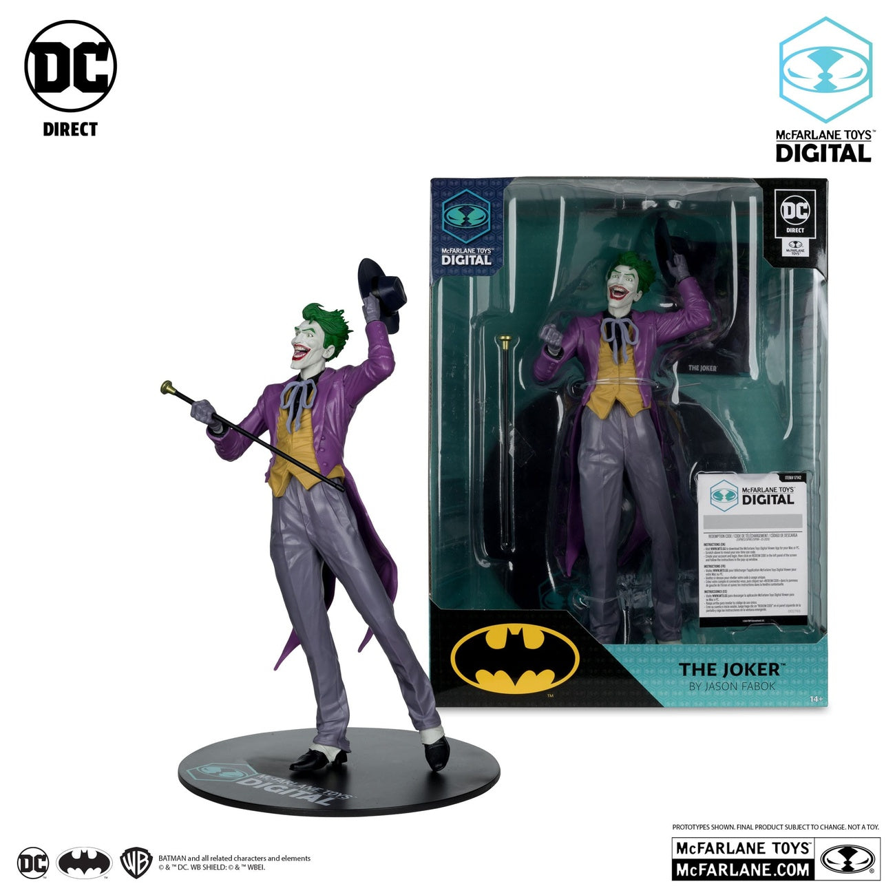 Product image DC Direct PVC Statue 1/6 The Joker by Jason Fabok (McFarlane Digital) 29 cm