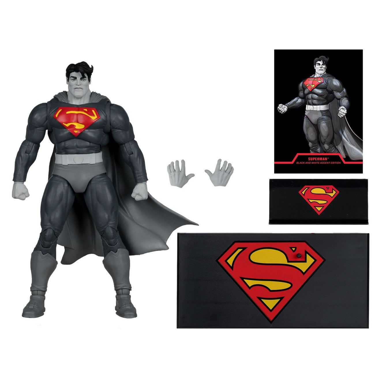 Product image DC Multiverse Action Figure Superman (The Dark Knight Returns) (Black & White Accent Edition) (Gold Label) 18 cm