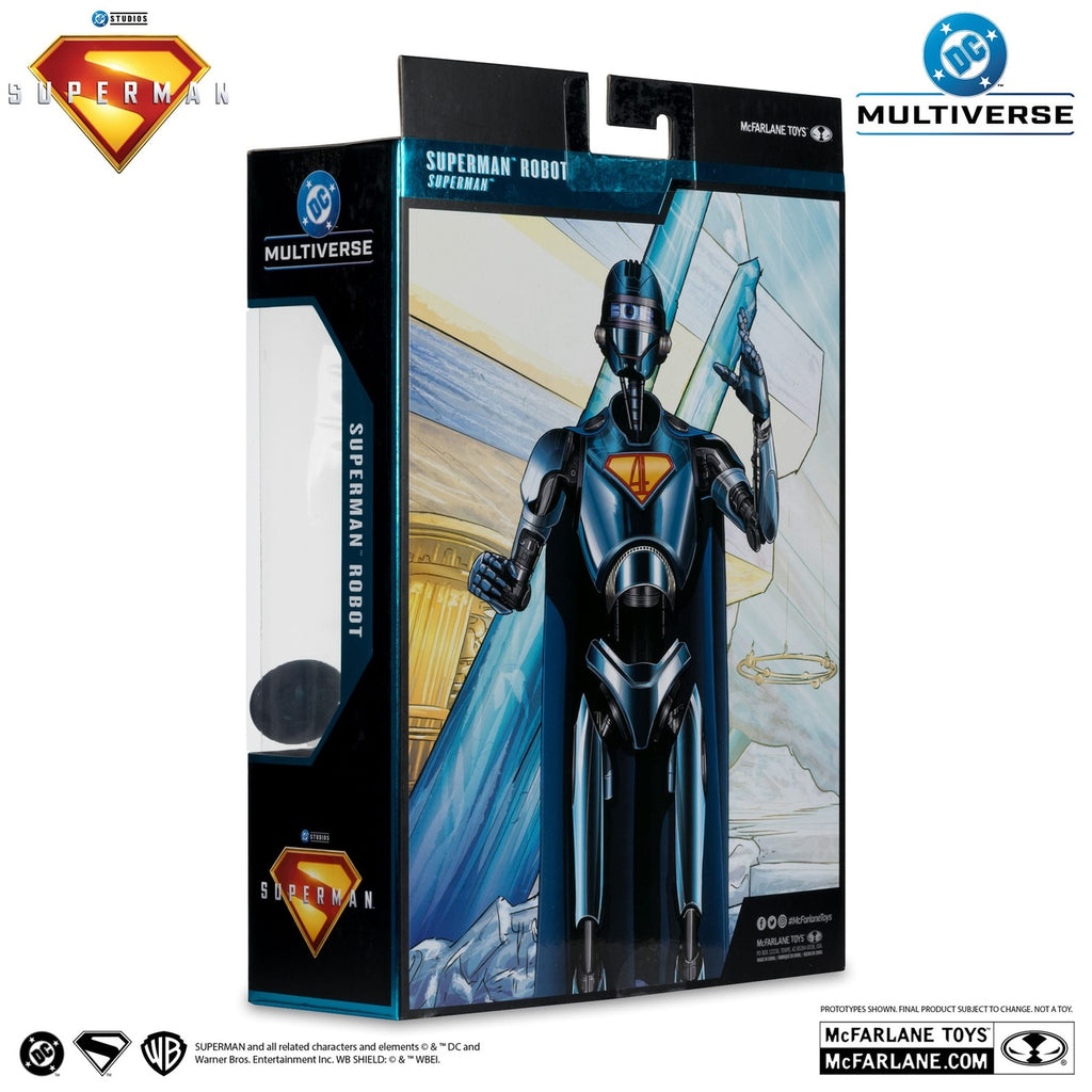 Product image Superman (2025) DC Multiverse Deluxe Action Figure Superman Robot (Red Platinum Edition) 18 cm
