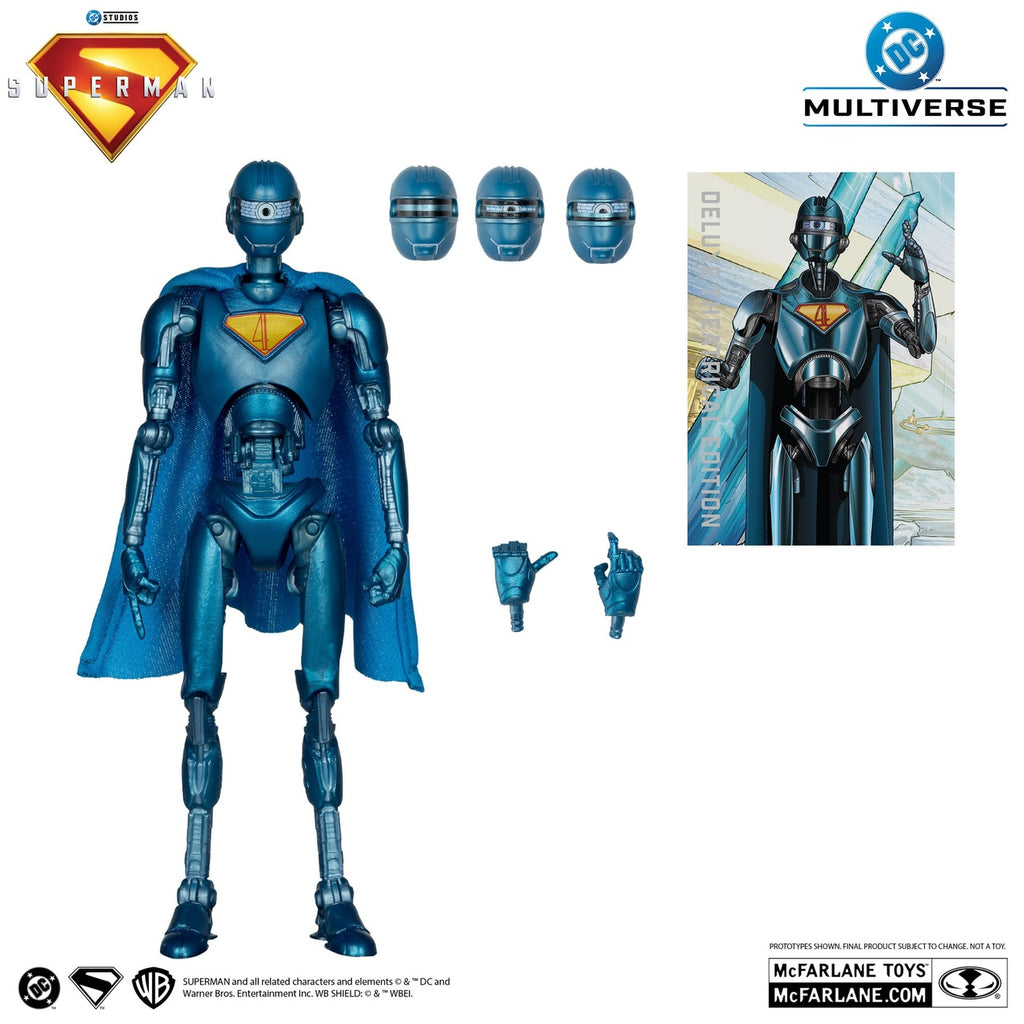 Product image Superman (2025) DC Multiverse Deluxe Action Figure Superman Robot (Red Platinum Edition) 18 cm