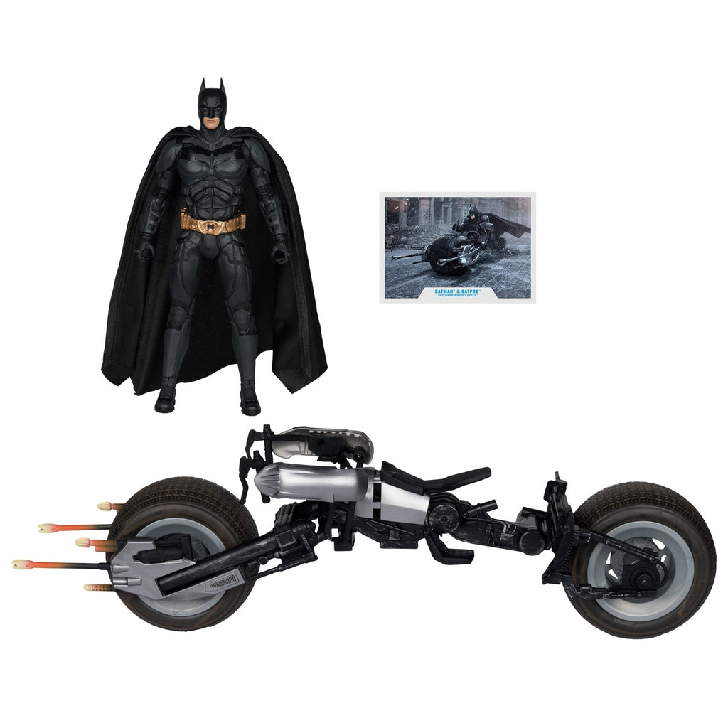 Product image The Dark Knight DC Multiverse Action Figure with Vehicle Batman & The Batpod 18 cm