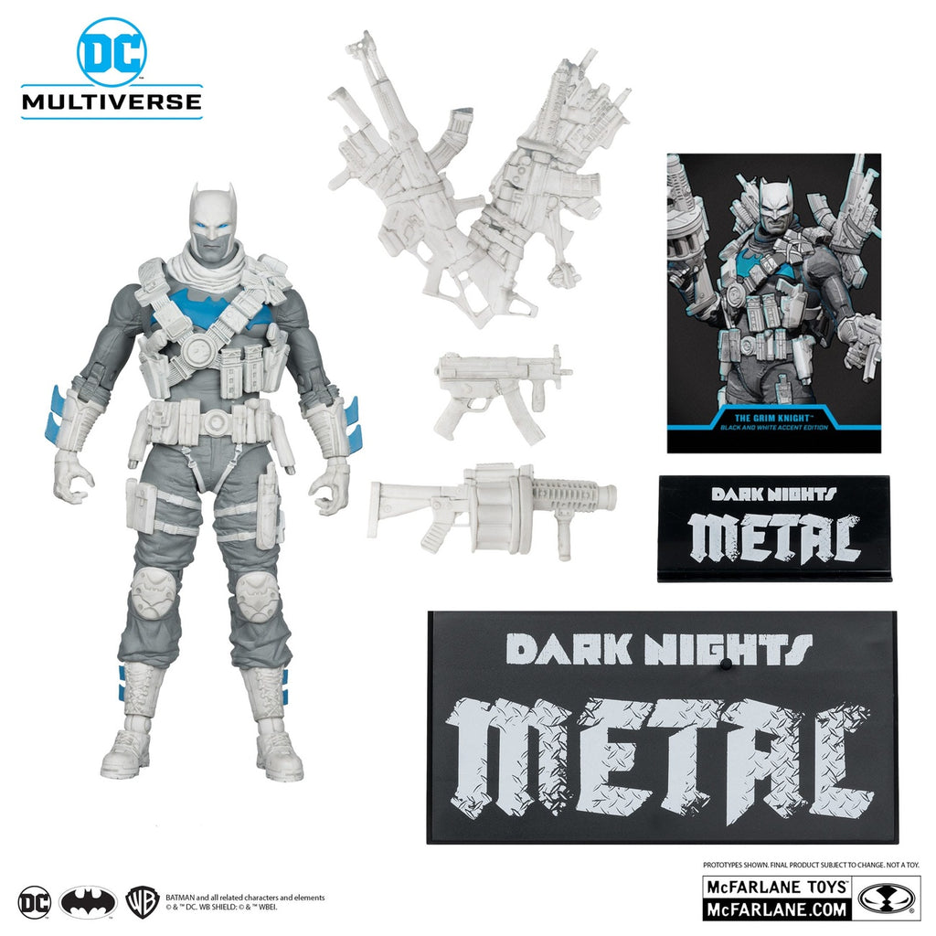 Product image DC Multiverse Action Figure The Grim Knight (Dark Nights: Metal) (Black & White Accent Edition) (Gold Label) 18 cm