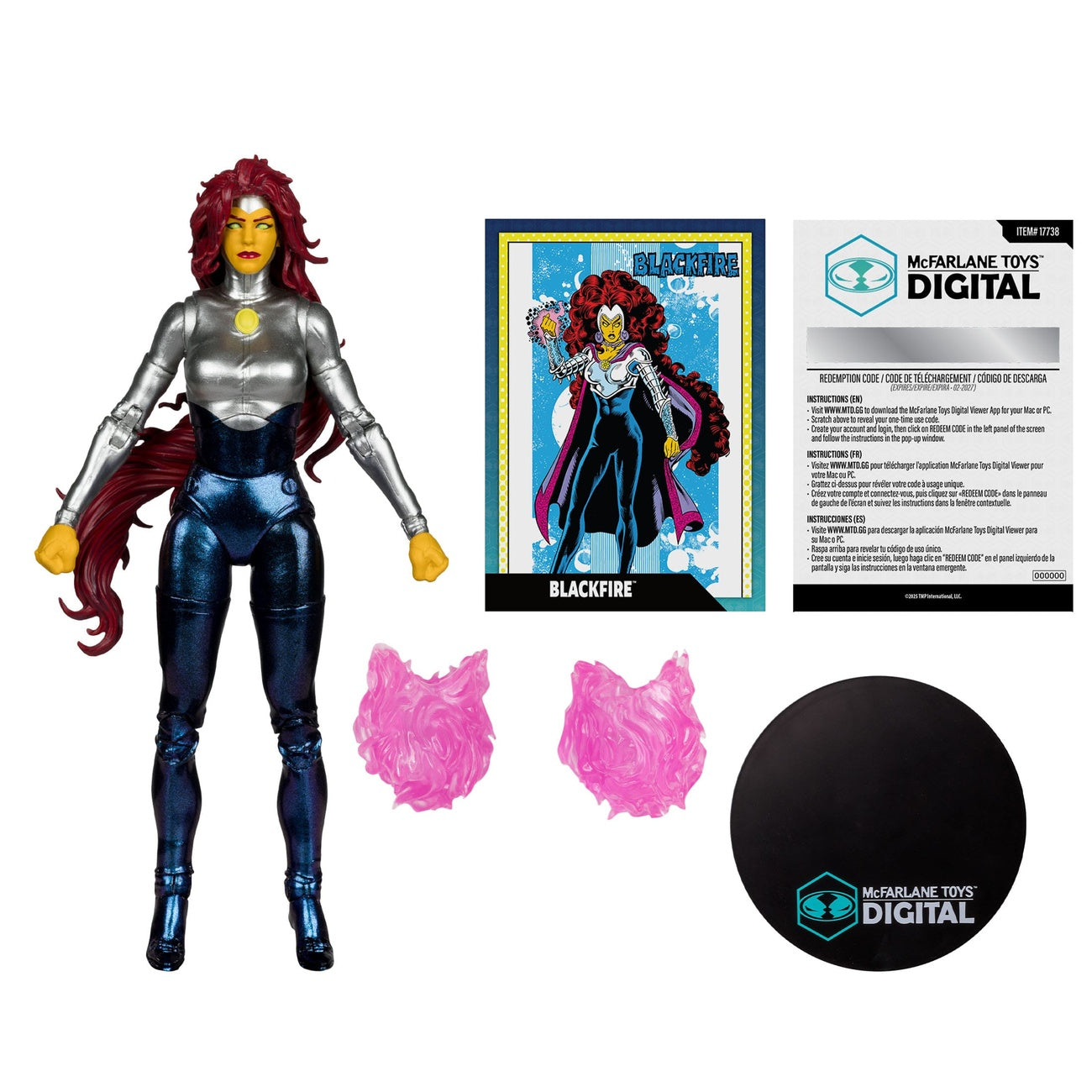 Product image DC Direct McFarlane Toys Digital Action Figure Blackfire (The New Teen Titans) 18 cm