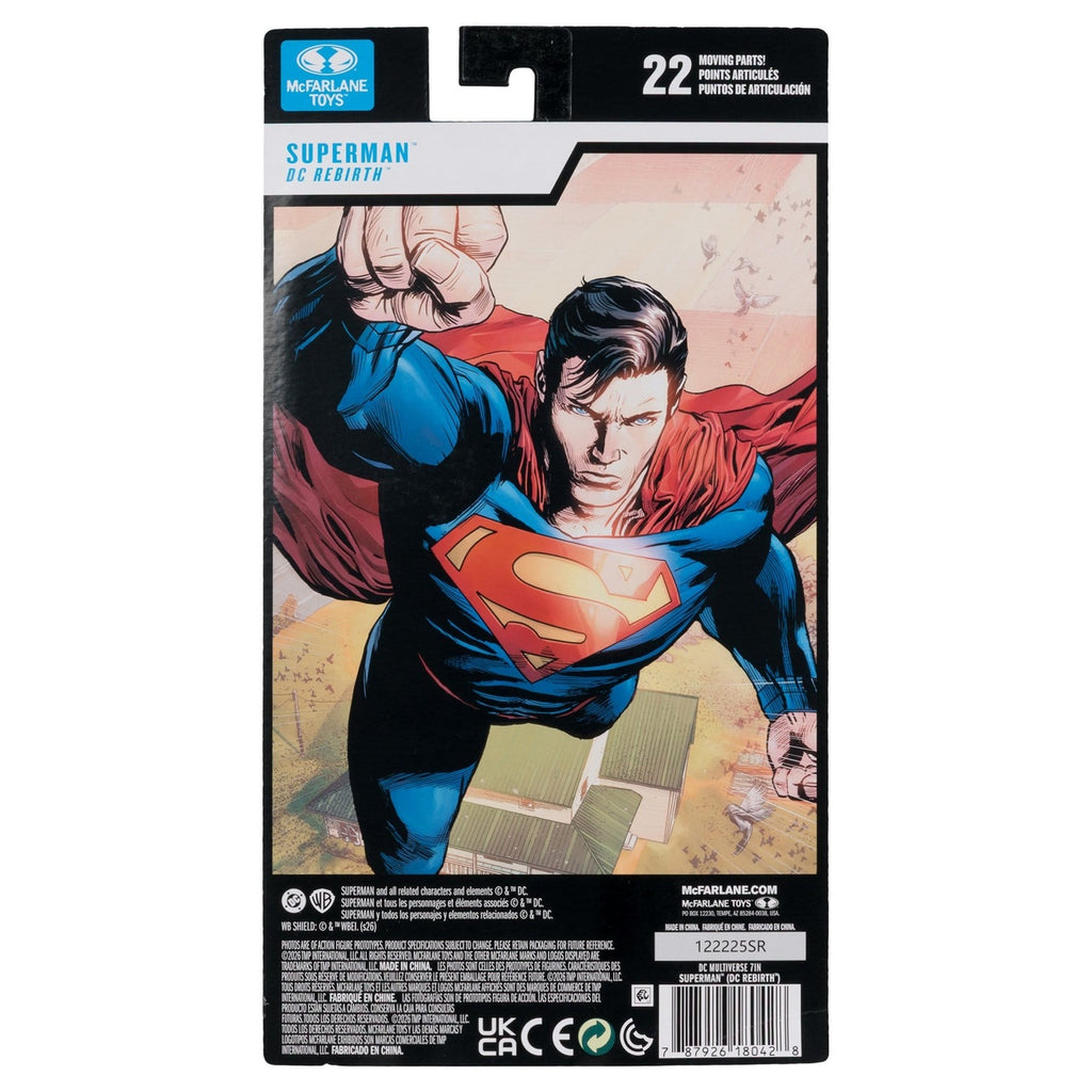 Product image DC Multiverse Action Figure Superman (Rebirth) (Blister Card) 18 cm