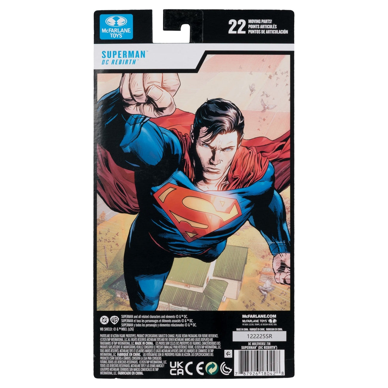 Product image DC Multiverse Action Figure Superman (Rebirth) (Blister Card) 18 cm