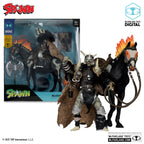 Product image Spawn Bloodaxe Action Figure with Horse (Spawn: The Dark Ages) (McFarlane Toys 30th Anniversary) (Gold Label) 18 cm