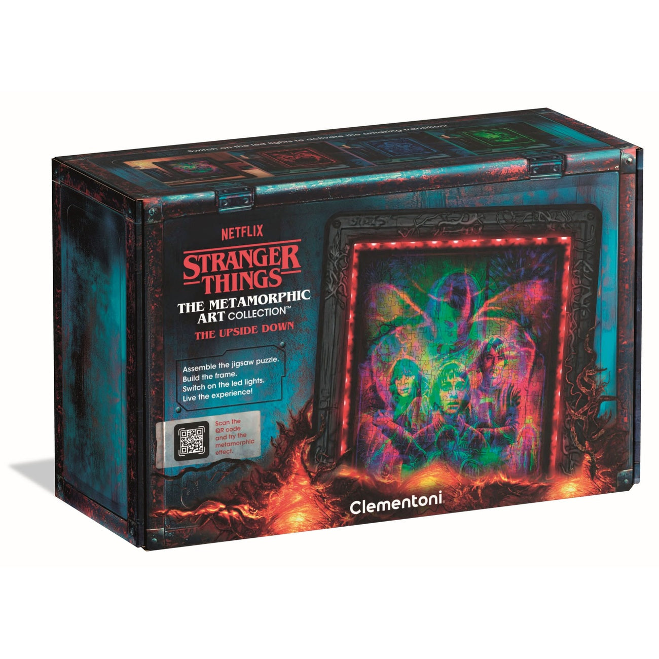 Product image Stranger Things Metamorphic Art Collection Puzzle with Glow Effect The Upside (520 pieces)