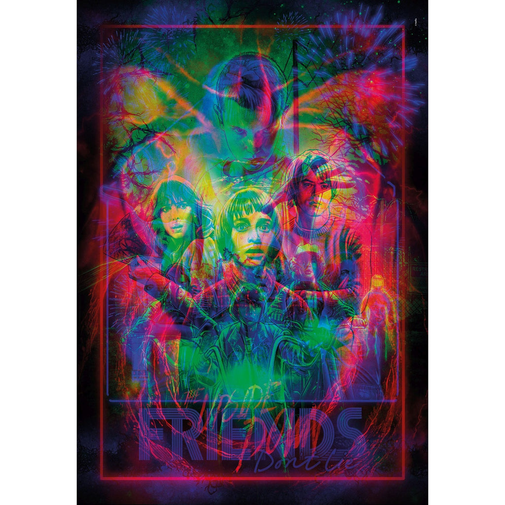 Product image Stranger Things Metamorphic Art Collection Puzzle with Glow Effect The Upside (520 pieces)