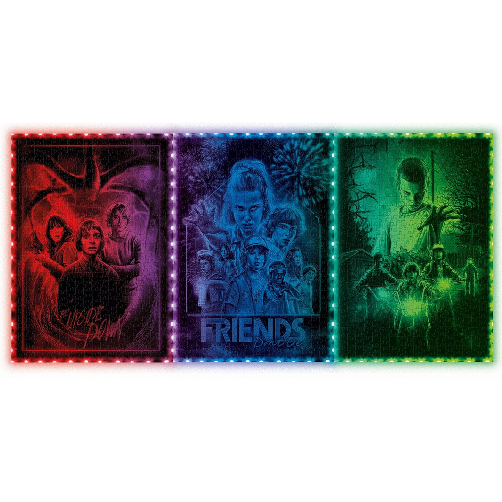 Product image Stranger Things Metamorphic Art Collection Puzzle with Glow Effect The Upside (520 pieces)