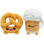 Product image Yummis Together Plush Figures 2-Pack Pretzel & Beer in Take Away Bag 21 cm