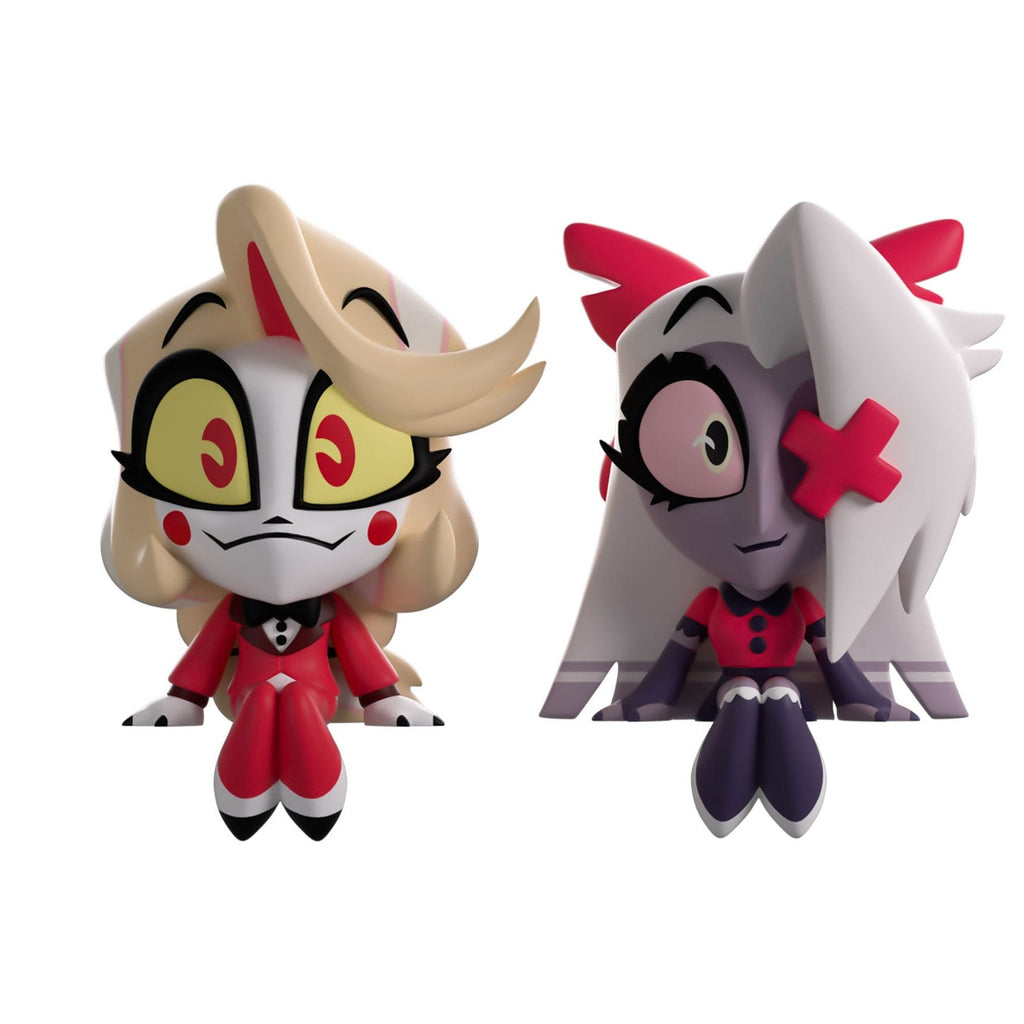 Product image Hazbin Hotel Vinyl Figures Charlie & Vaggie Monitor Buddiez