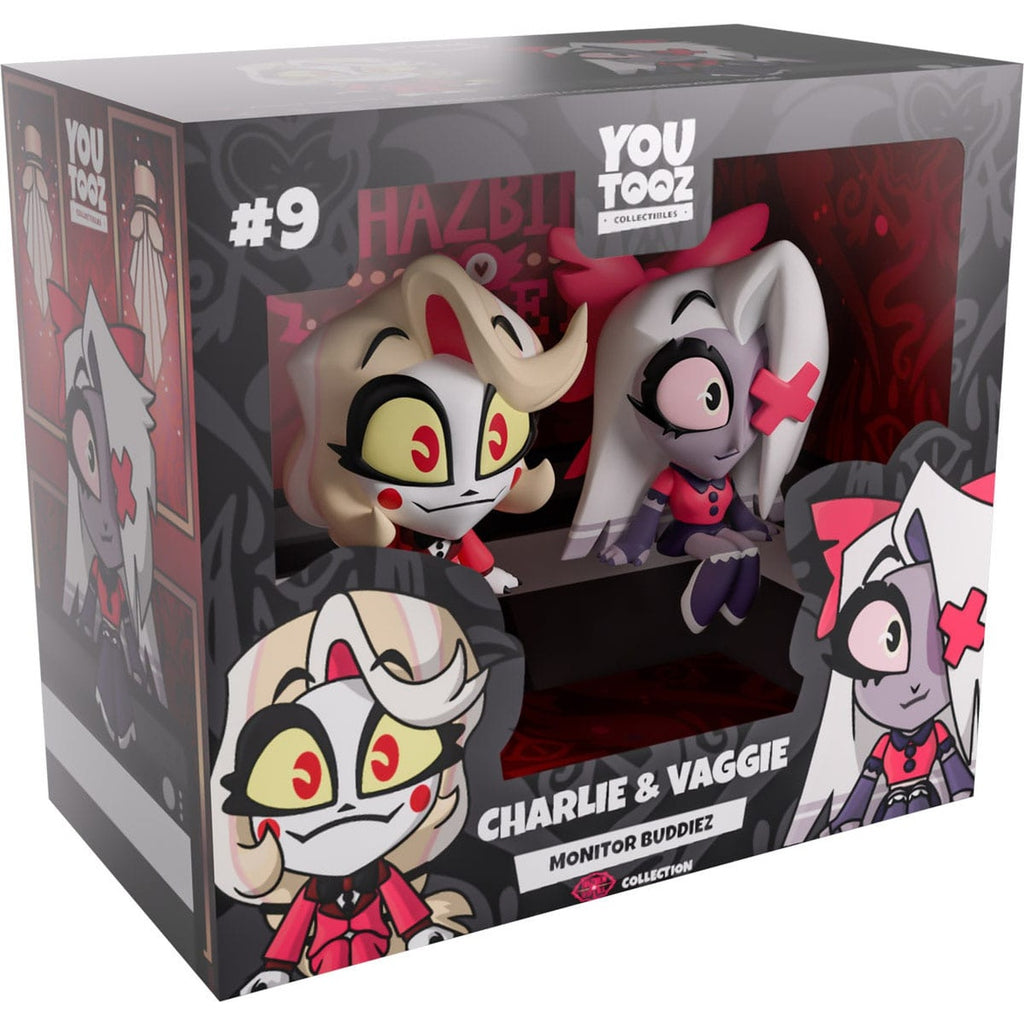 Product image Hazbin Hotel Vinyl Figures Charlie & Vaggie Monitor Buddiez