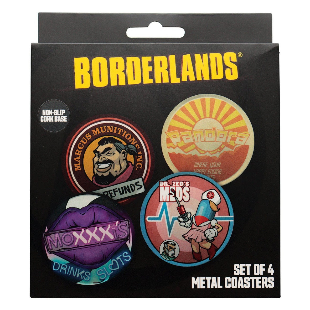 Product image Borderlands Coaster 4-Pack
