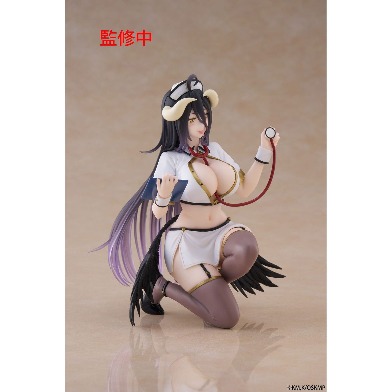 Product image Overlord PVC Statue Desktop Cute Figure Albedo Nurse Ver. Renewal 13 cm