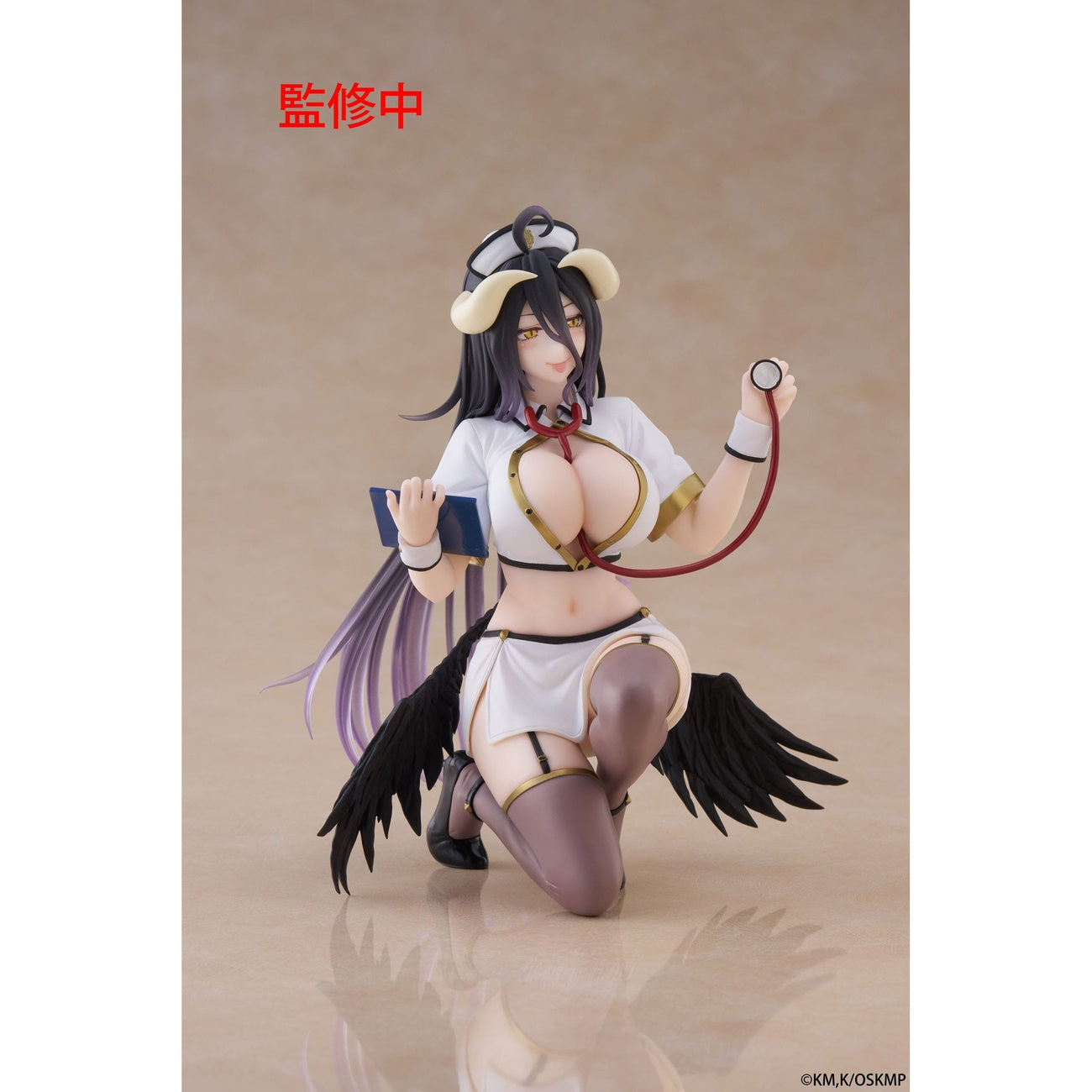 Product image Overlord PVC Statue Desktop Cute Figure Albedo Nurse Ver. Renewal 13 cm