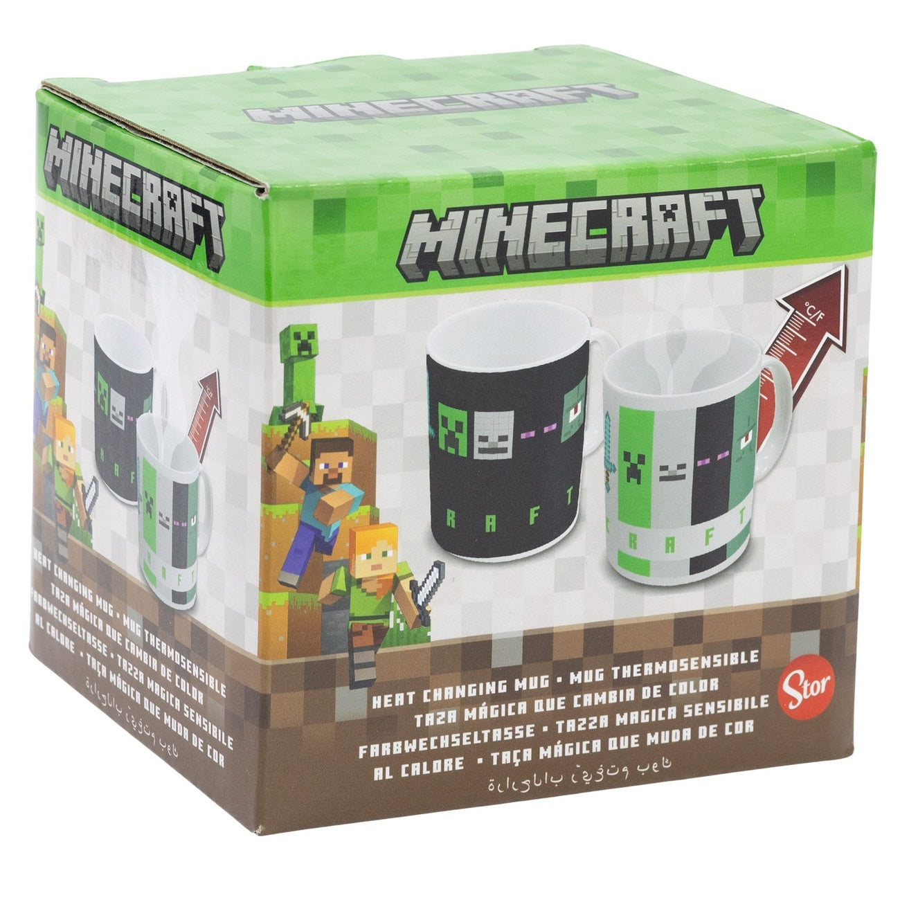 Product image Minecraft Mug with Heat Change Squared Pattern 325 ml