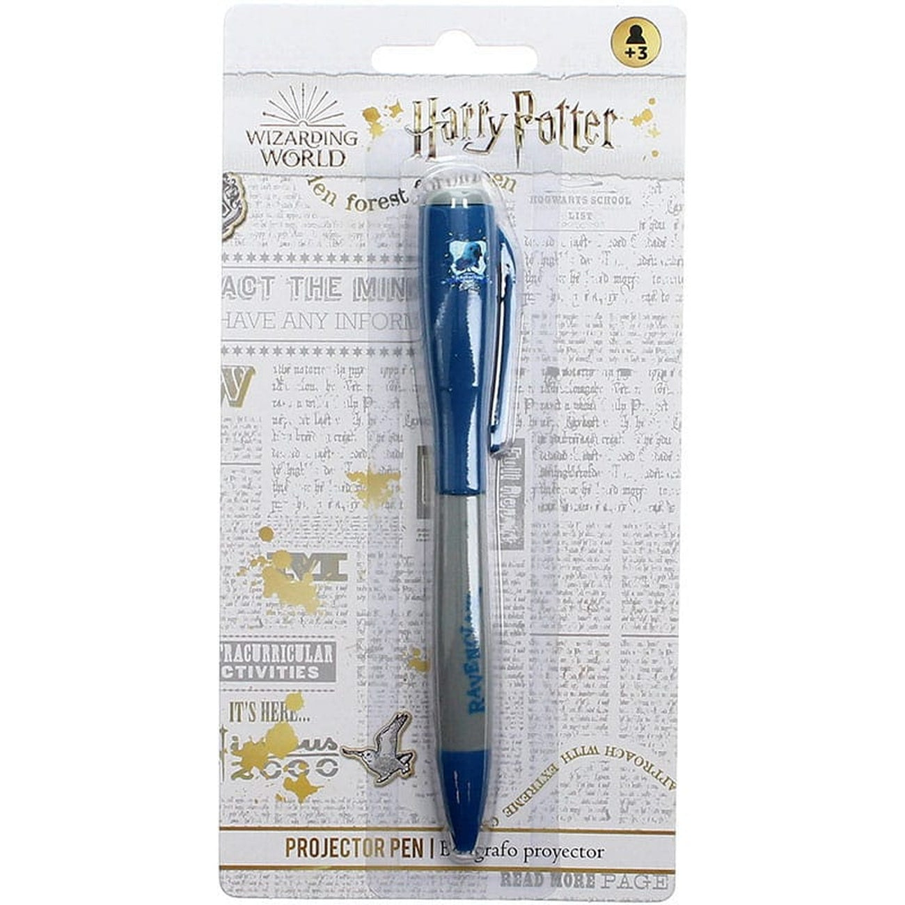 Product image Harry Potter Ballpoint Pen with Light Projector Ravenclaw