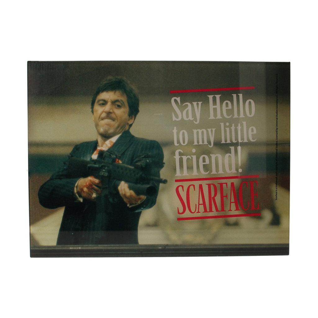 Product image Scarface Glass Poster Say Hello 40 x 30 cm