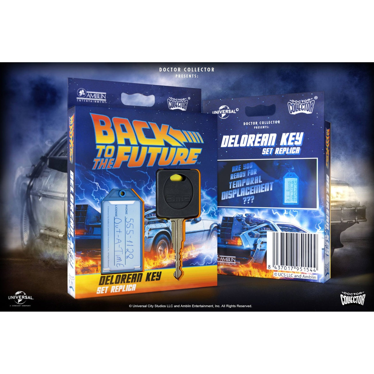 Product image Back to the Future Replica 1:1 DeLorean Car Key