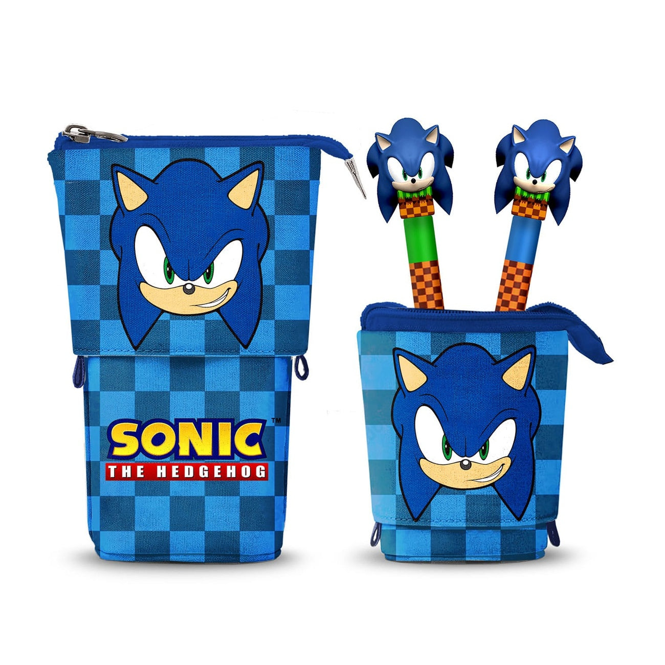 Product image Sonic The Hedgehog - Pop-Up Pencil Case with 2 Erasable Gel Pens