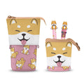 Product image Oh My Pop! Pop Up Pencil Case with 10-Color Ballpoint Pen & Erasable Gel Pen Shiba