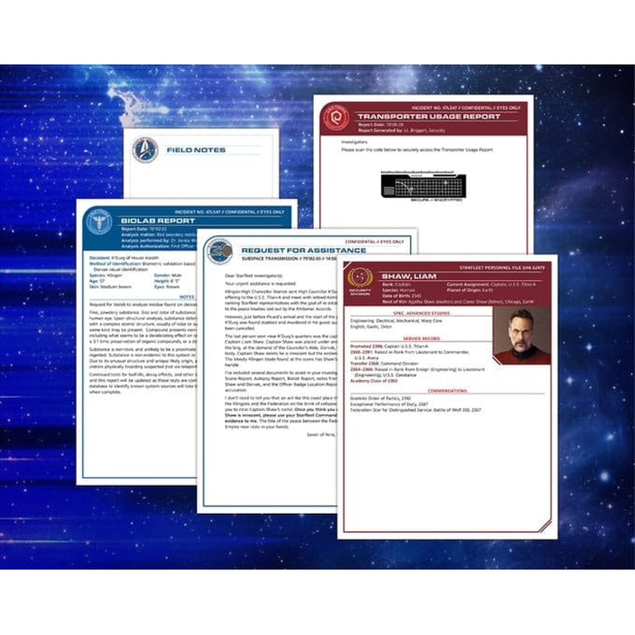 Product image Star Trek: Picard Murder Mystery Game Murder on the Titan-A *English Version*