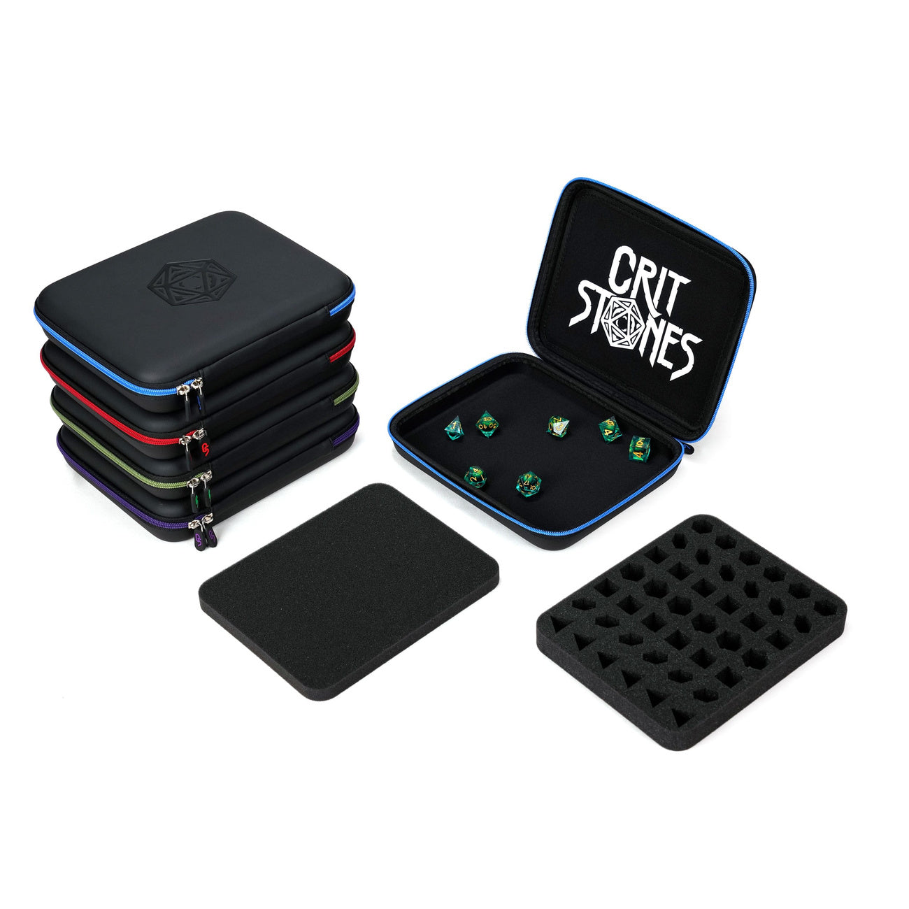 Product image CritStones Dice Pouch Arcanum Black