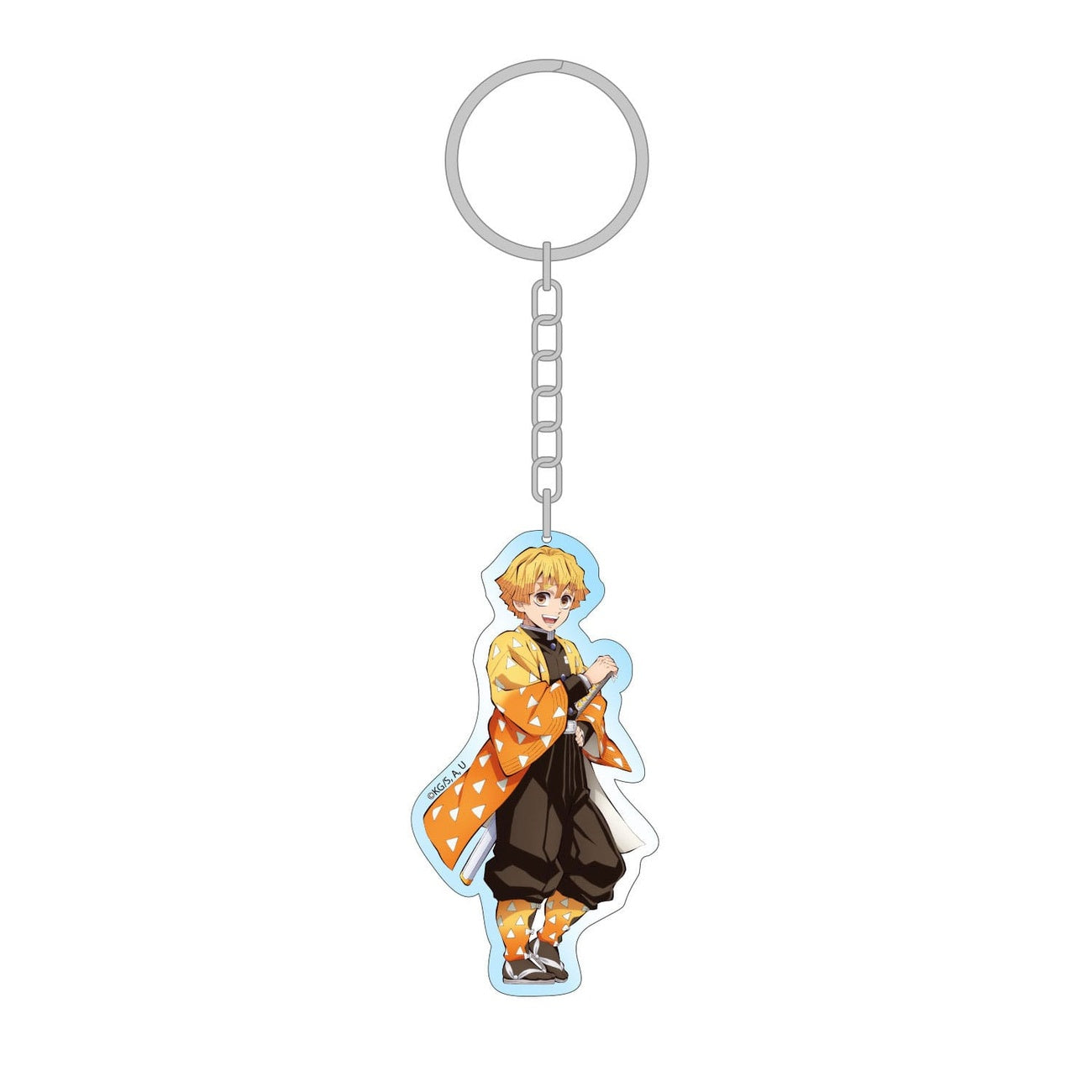 Product image Demon Slayer: Kimetsu no Yaiba Acrylic Keychain Zenitsu Holographic 7 cm