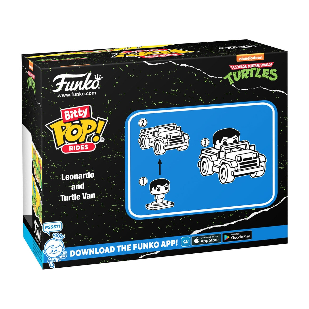 Product image Teenage Mutant Ninja Turtles POP! Rides Vinyl Figure Leonardo w/Van 2.5 cm