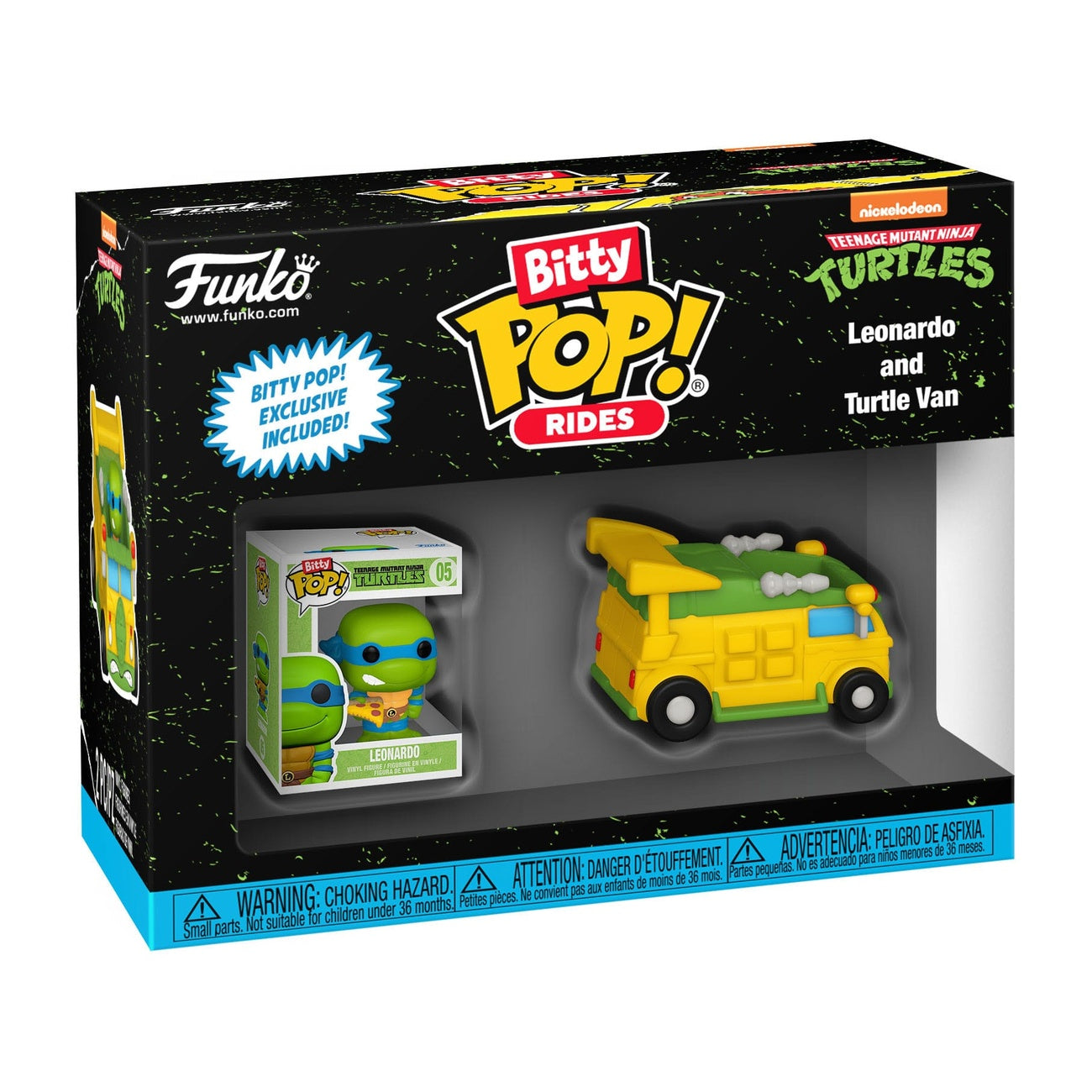 Product image Teenage Mutant Ninja Turtles POP! Rides Vinyl Figure Leonardo w/Van 2.5 cm