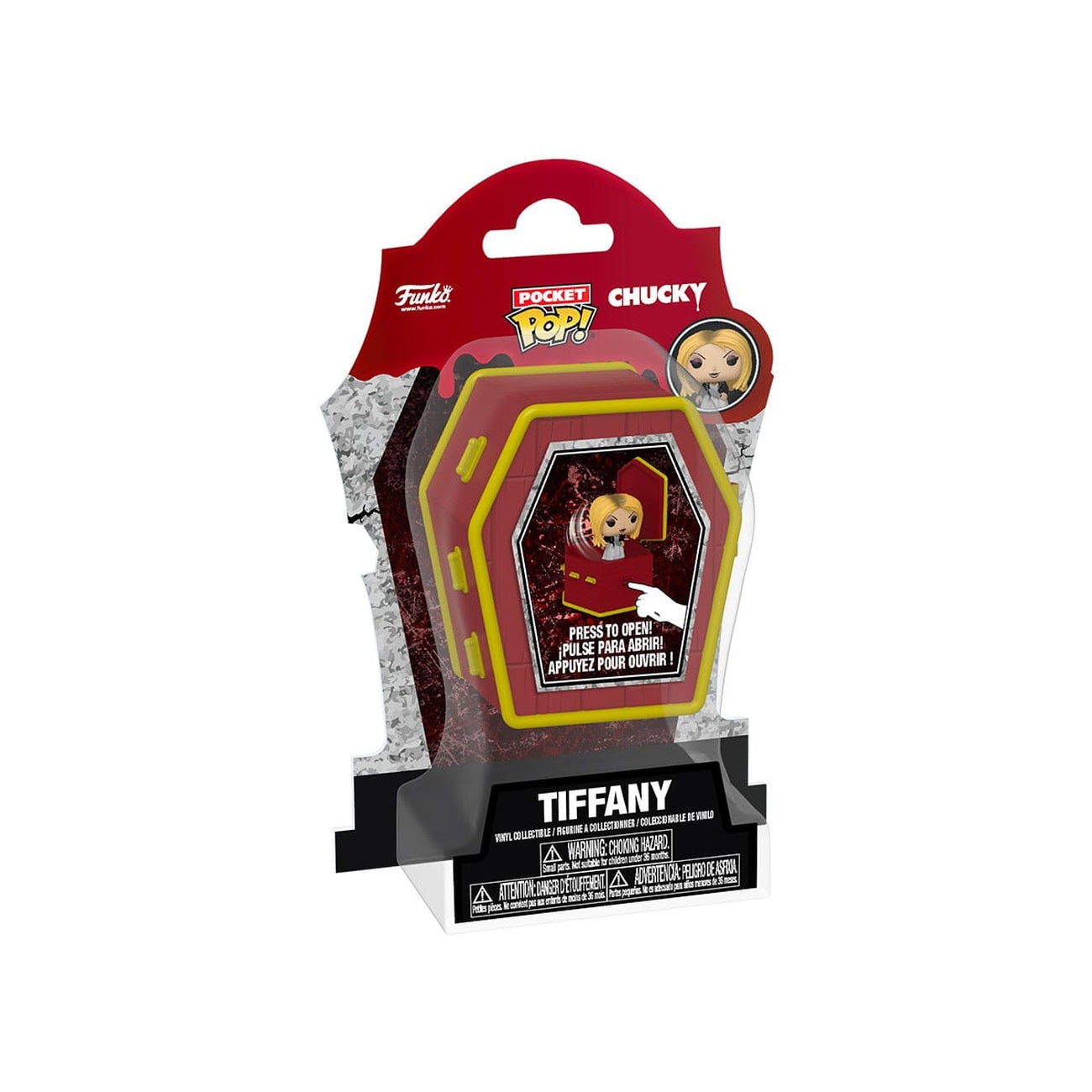 Product image Chucky – The Killer Doll Coffin Pocket POP! Vinyl Figure Tiffany