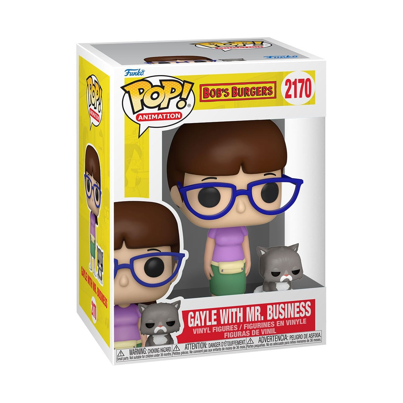 Product image Bob's Burgers POP! & Buddy TV Vinyl Figure Gayle with Mr. Business 9 cm