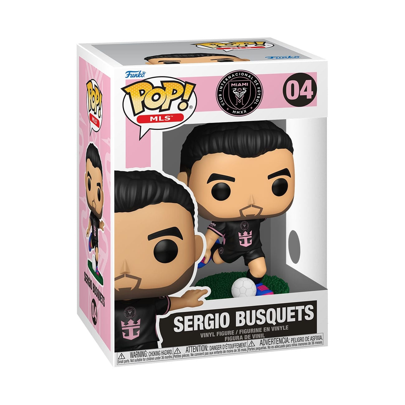 Product image MLS POP! Sports Vinyl Figure Inter Miami – Sergio Busquets (away) 9 cm