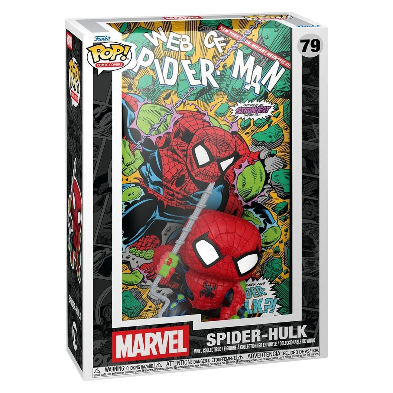 Product image Marvel POP! Comic Covers Vinyl Figure Web of Spider-Man #70 (Spider-Hulk) 9 cm