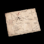 Product image The Hobbit Art Print Thorin's Map 40 x 30 cm