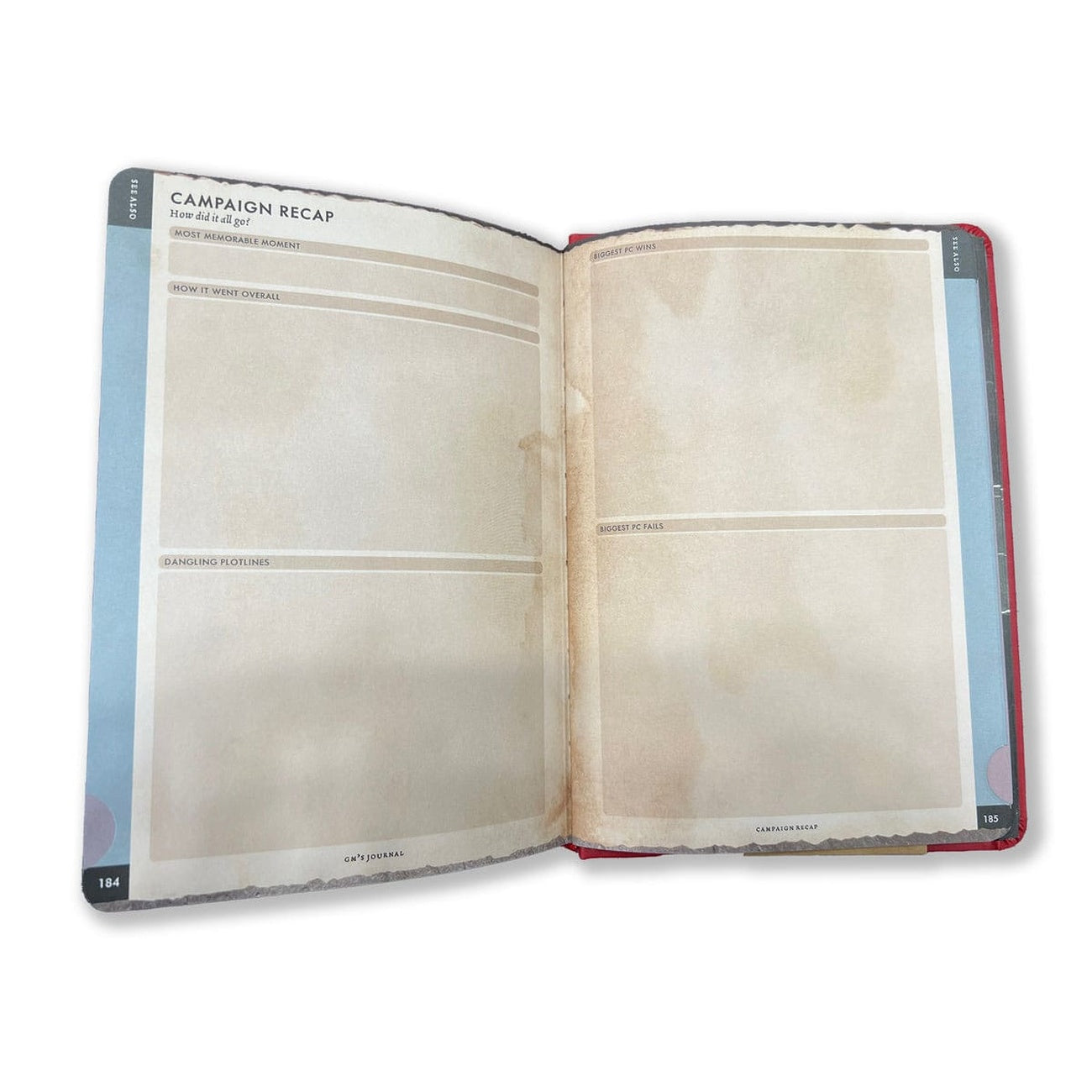 Product image Notebook A5 Gamemaster's Journal Orange Portal