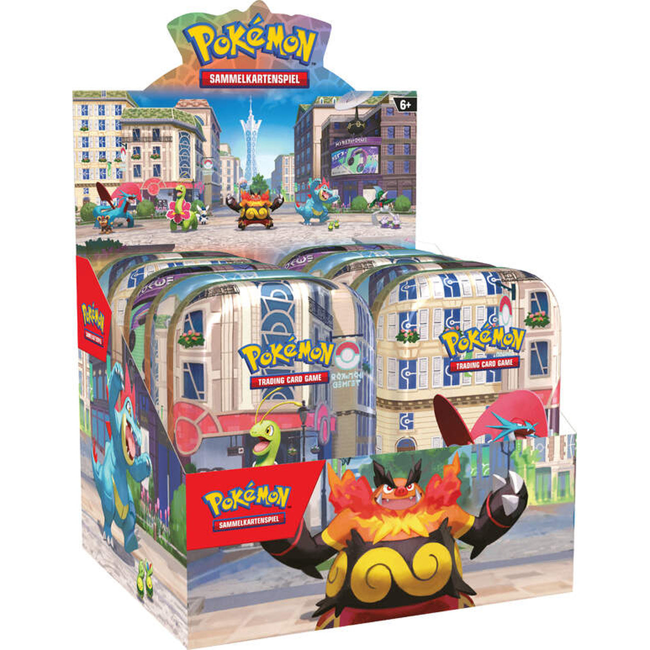Product image Pokémon - Lumiose City Trading Cards Mini Tin Box 10-Display