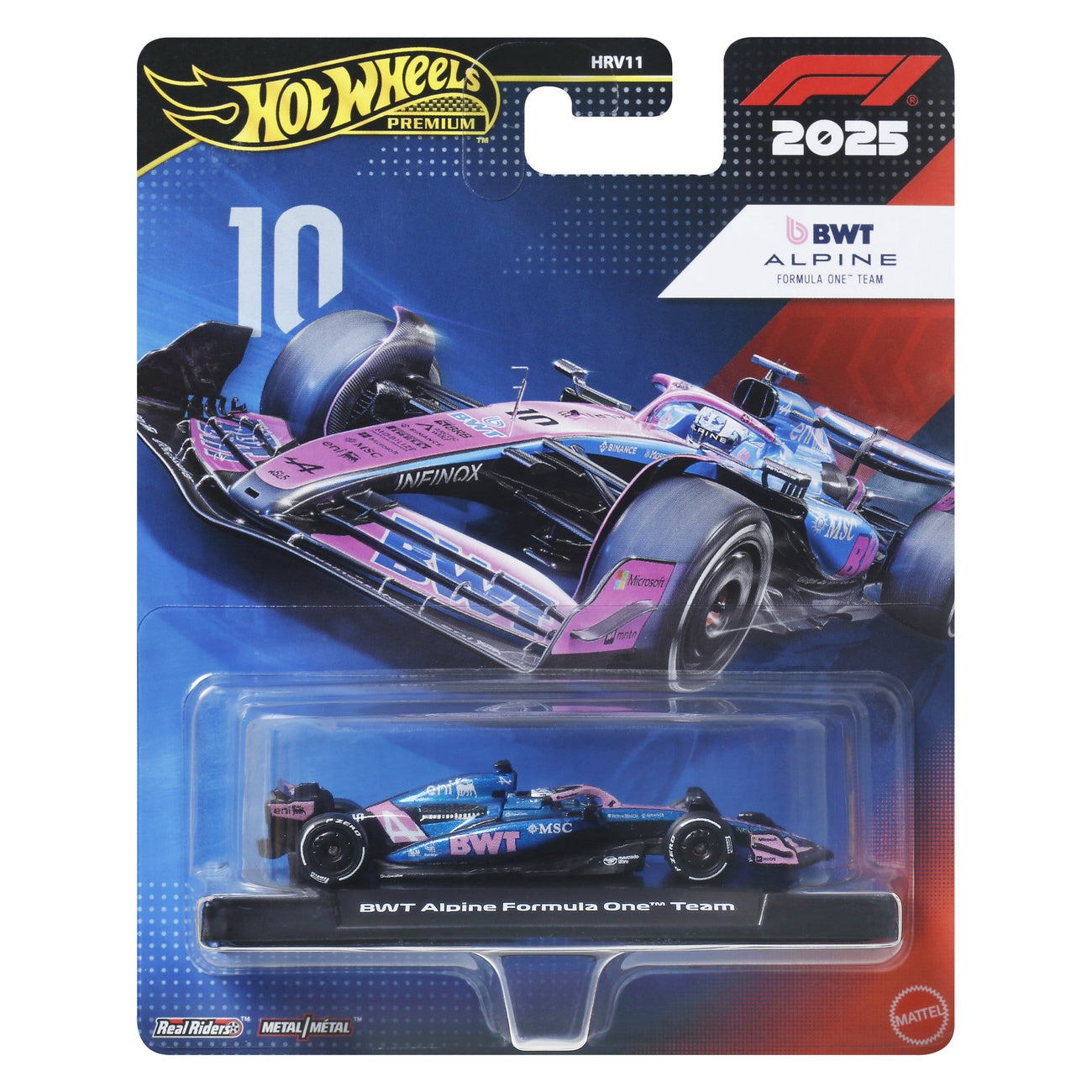Product image Formula 1 Hot Wheels Premium Die-Cast Vehicle 1:64 Team Alpine: Driver 1