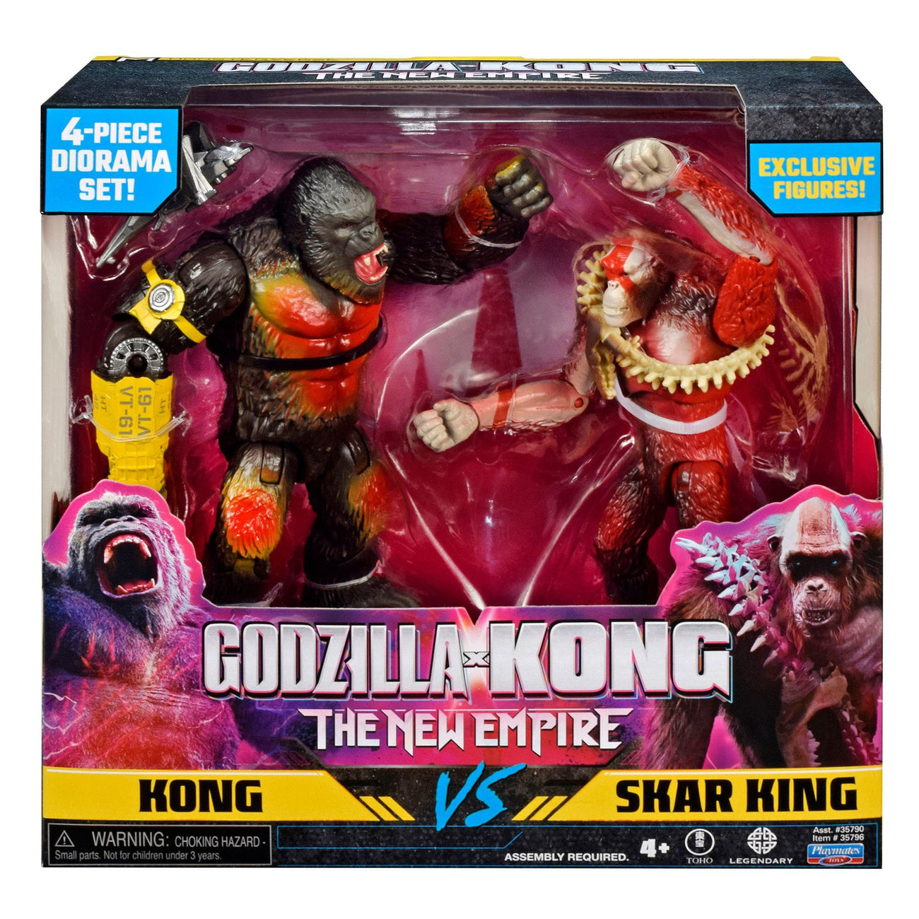 Product image Godzilla x Kong: The New Empire Diorama 2-Pack Kong vs. Skar 15 cm
