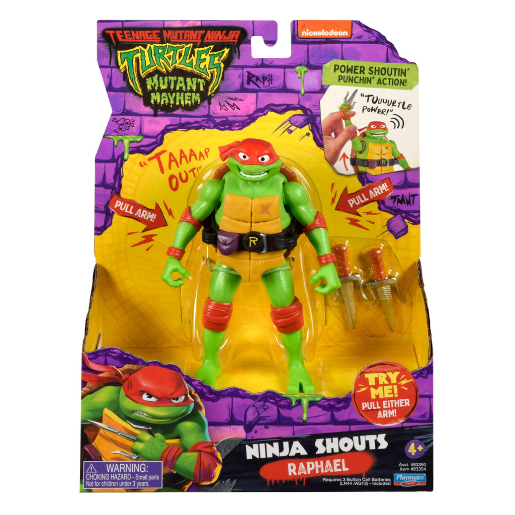 Product image Teenage Mutant Ninja Turtles: Mutant Mayhem Ninja Shouts Action Figure Raphael 14 cm