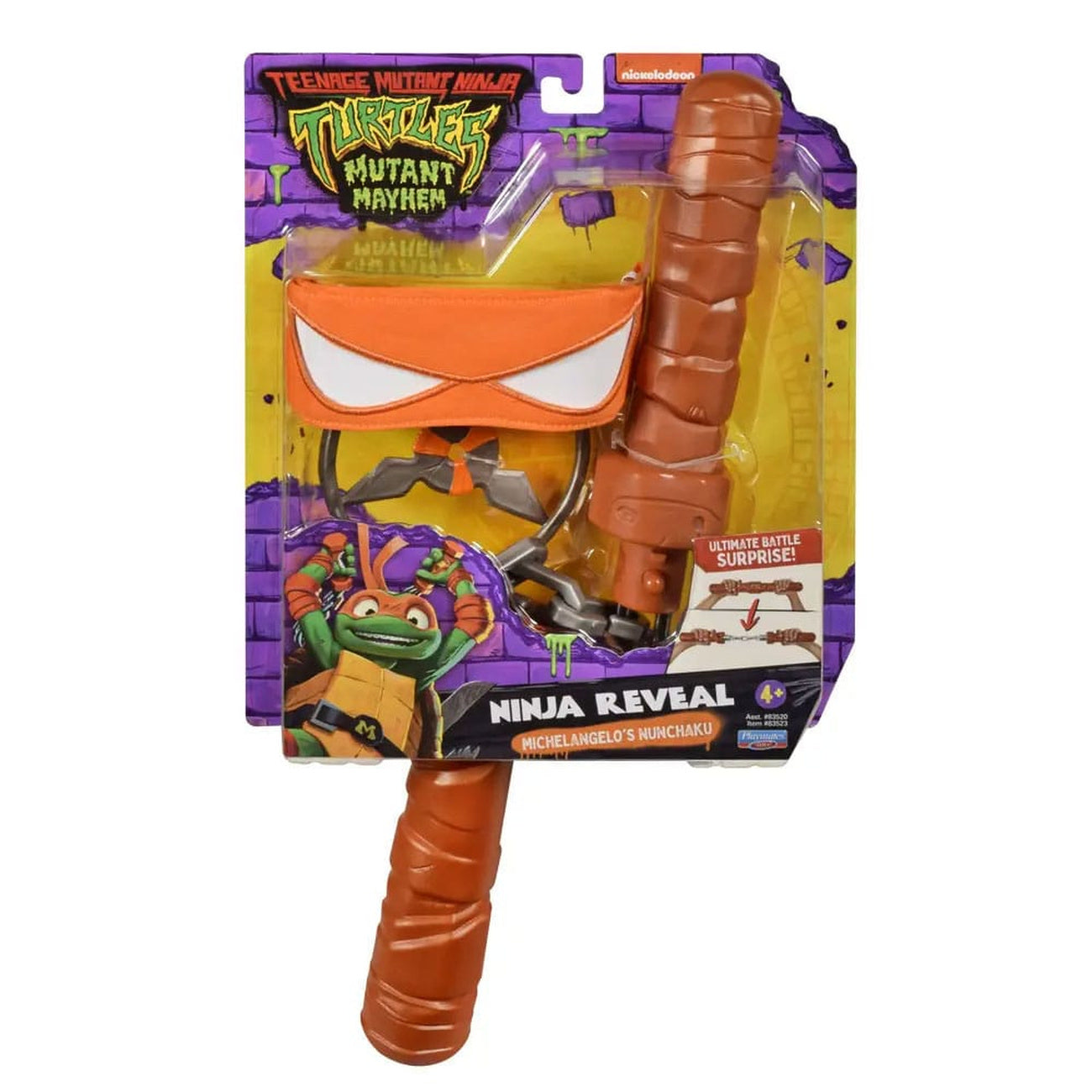 Product image Teenage Mutant Ninja Turtles: Mutant Mayhem Michelangelo Transforming Nunchuk