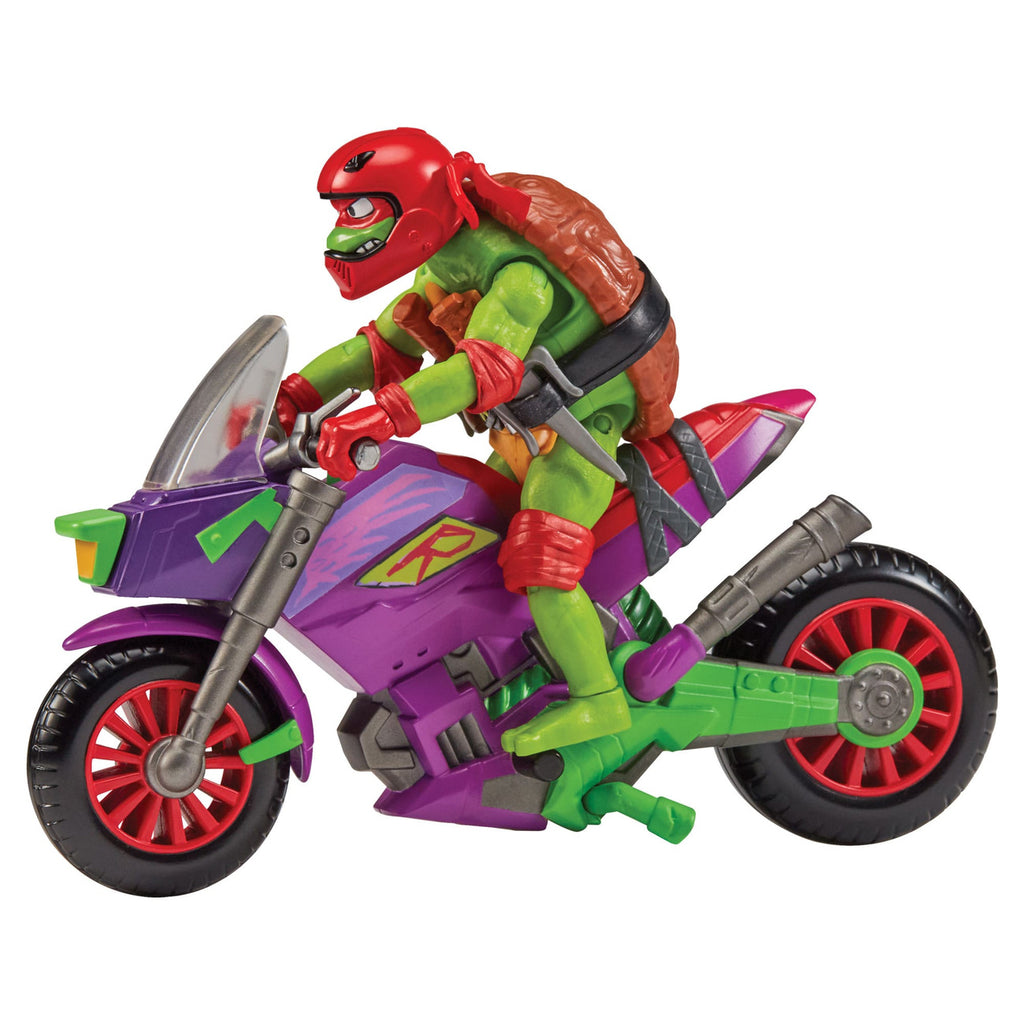 Product image Tales of the Teenage Mutant Ninja Turtles Action Figure with Vehicle Raphael & Purple Dragon 12 cm