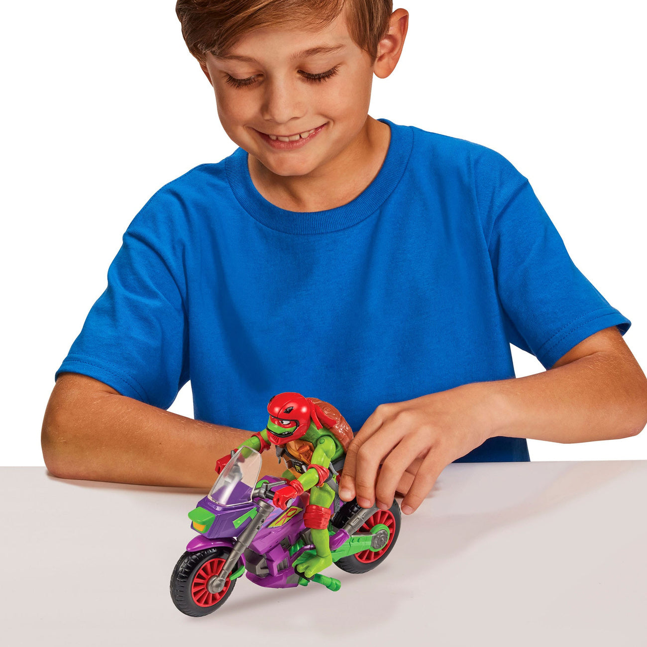 Product image Tales of the Teenage Mutant Ninja Turtles Action Figure with Vehicle Raphael & Purple Dragon 12 cm